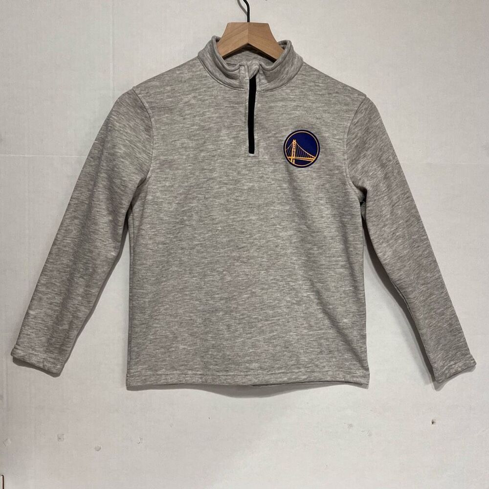 NBA Golden State Warriors Antigua Gray Sweatshirt   Boys Size 10-12